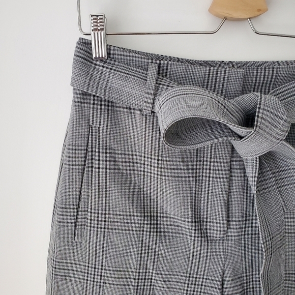 Wilfred  tie-front plaid crepe pant - Picture 2 of 14